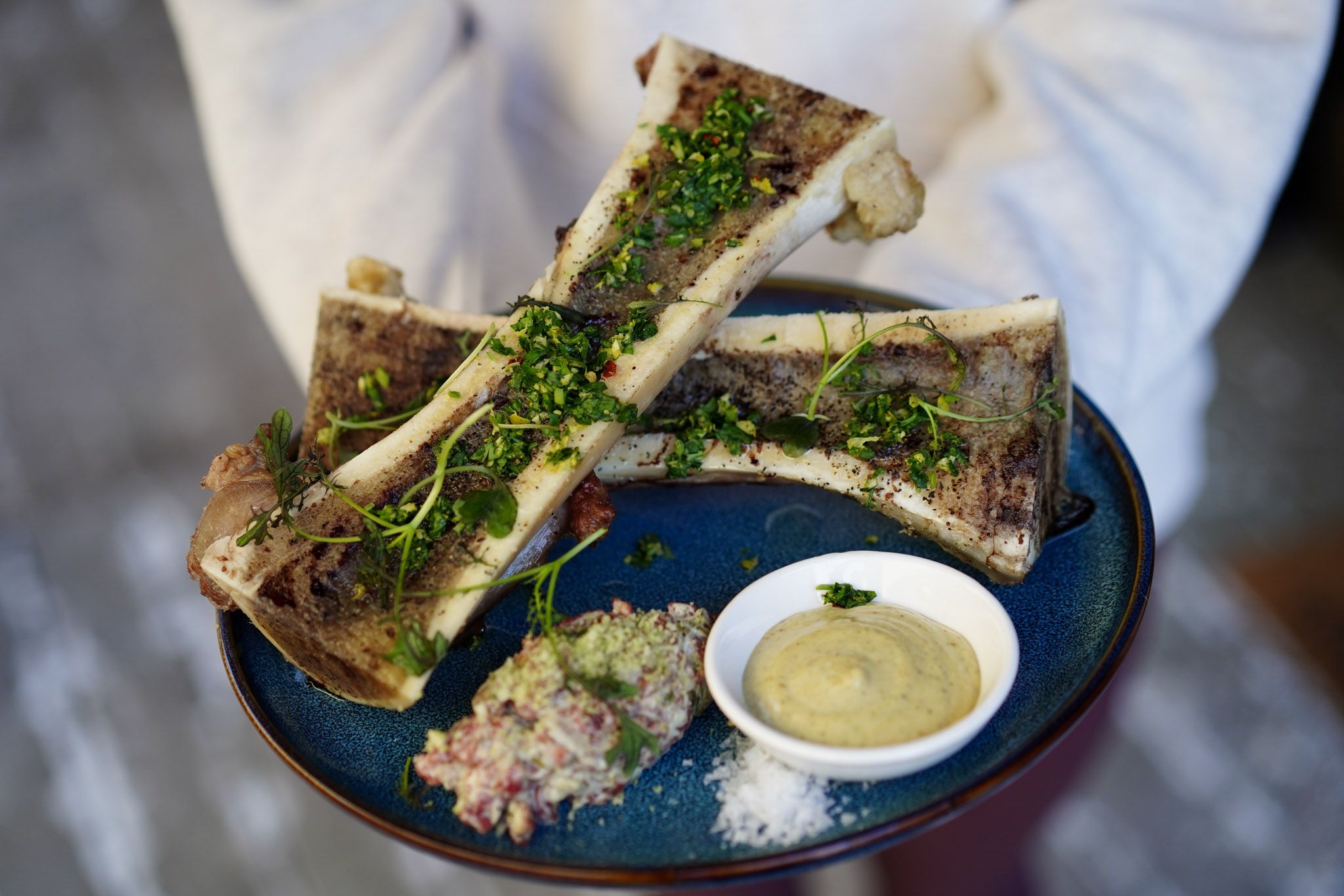 Roasted bone marrow
