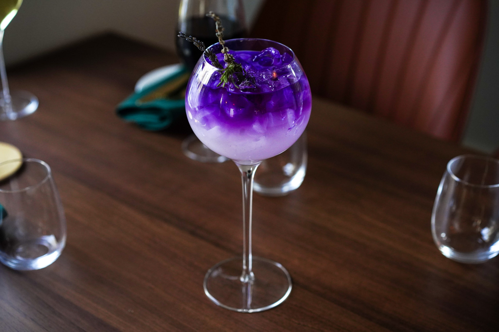 Lavender craft cocktail